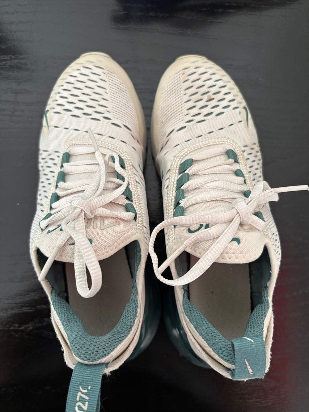 Two Pairs Nike Air Max 270 size 4Y - Picture 4 of 16